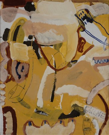 David Glandon Call me;Olio su carta, 124 x 99 cm Firma al retro Provenienza:...