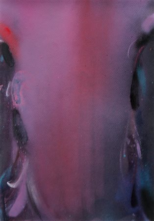 Claudio Olivieri Senza titolo, 1988;Tempera su cartoncino, 32,5 x 23 cm Firma...