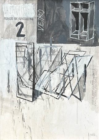 Fabrizio Plessi (Reggio Emilia 1940) Progetto per videoscultura;Progetto per...