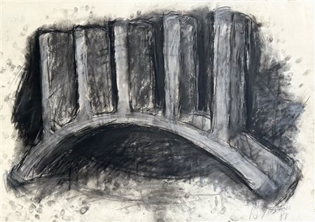 William Tucker (1935) Studio per scultura, 1981;Mischtechnik auf Papier, 70 x...