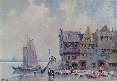 Roberto Marcello "Iras" Baldessari (Innsbruck 1894 - Rom/Roma 1965) Mercato...