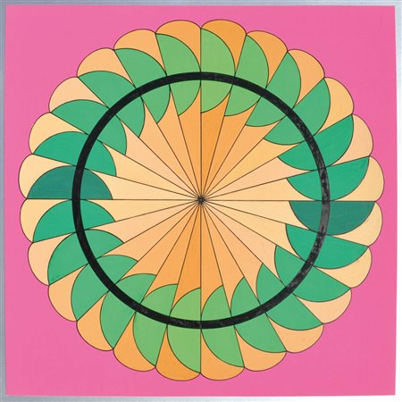 Marija Branka Koskovic Senza titolo, 1973;Tempera su cartone, 61 x 61 cm, al...