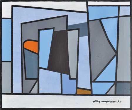 Göran Augustson (Tammisaari 1936 - Vantaa 2012) Composizione astratta,...