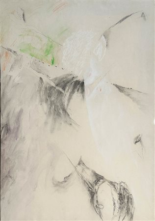 Mario Raciti (Mailand/Milano 1934) Senza titolo, Anni '80;Tecnica mista su...