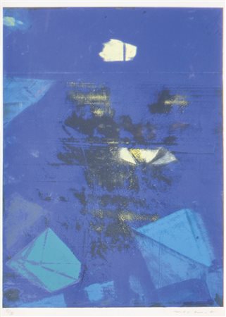 Max Ernst (Brühl 1891 - Paris/Parigi 1976) Notturno, 1973;Serigrafia a col....