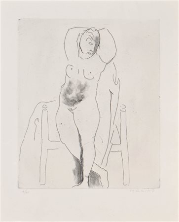 Marino Marini (Pistoia 1901 - Viareggio 1980) Pomona, 1950;Acquaforte,...