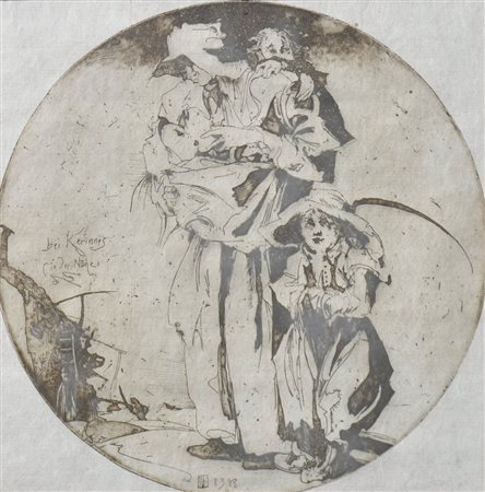 Horst Janssen (1922 - 1995) Bei Kerinnes in der Nähe, 1988;Acquaforte su...