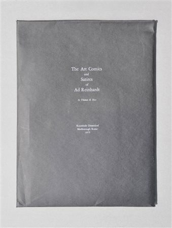 Ad Reinhardt (Buffalo, 1913 - New York, 1967) The Art Comics and Satires of...