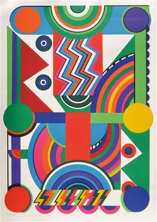 Mariano Herandez (1926 - 2015) Senza titolo, 1972;Litografia a col. su carta,...