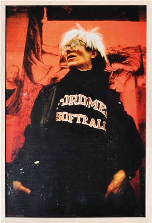 Fabrizio Garghetti (1939) Andy Warhol, 1987;Fotografia a col., 59,5 x 39,5...