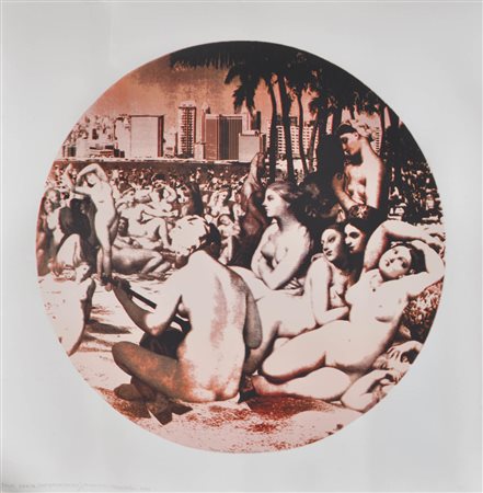 Alex Mlynarcik (1934) Palm Beach (Metamorphoses II, 1979;Monotipo su...