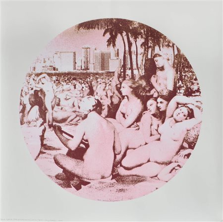 Alex Mlynarcik (1934) Palm Beach (Metamorphoses IV, 1979;Monotipo su...