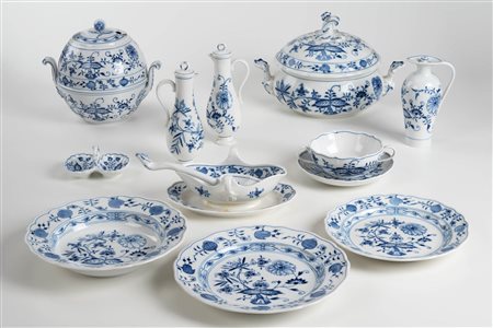 Meissen Porzellan/Porcellana Servizio da tavola Meissen con motivo...