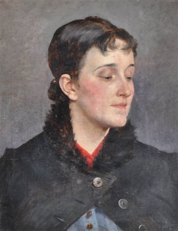 Horatio (Orazio) Gaigher (Levico, Trentino 1870 - Meran/Merano 1938) Ritratto...