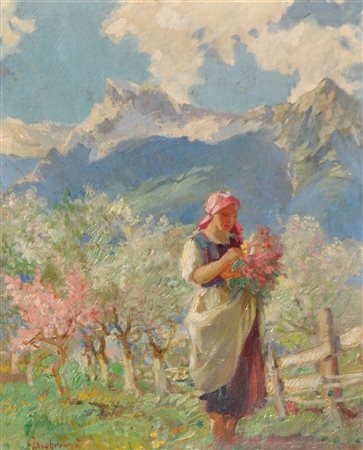 Horatio (Orazio) Gaigher (Levico, Trentino 1870 - Meran/Merano 1938) Ragazza...