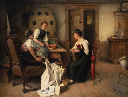 Aleander Koester (Bergneustadt 1864 - München/Monaco di Baviera 1932) Cuore...