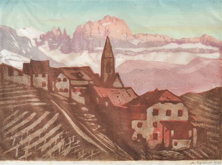 Max Sparer (Söll, Tramin/Termeno 1886 - Bozen/Bolzano 1968) Santa Maddalena,...