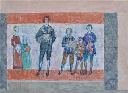 Hans Prünster (Riffian/Rifiano 1907 - Bozen/Bolzano 2005) Bozzetto per...