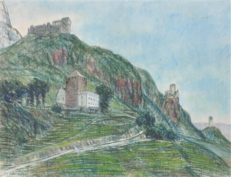 Hans Prünster (Riffian/Rifiano 1907 - Bozen/Bolzano 2005) Castelli di...