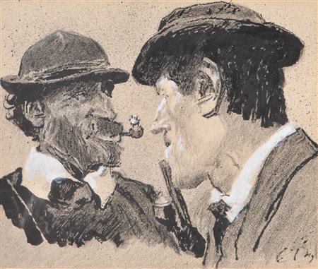 Eduard Thöny (Brixen/Bressanone 1866 - Holzhausen am Ammersee 1950) Due...