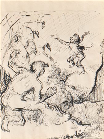 Alfred Kubin (Leitmeritz, Böhmen/Boemia 1877 - Zwickledt 1959) Senza...