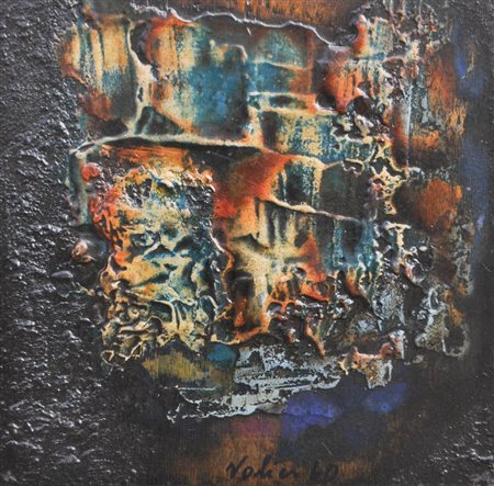 Willy Valier (Bozen/Bolzano 1920 - Senigallia 1968) Materico, 1960;Tecnica...