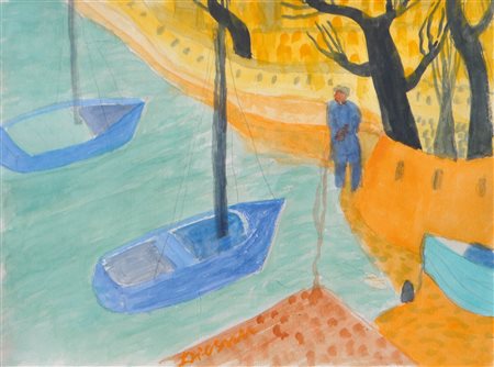 Gerhild Diesner (Innsbruck 1915 - Innsbruck 1995) Al Lago di...