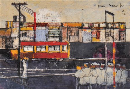 Karl Plattner (Mals/Malles 1919 - Mailand/Milano 1986) Tram, San Paolo,...