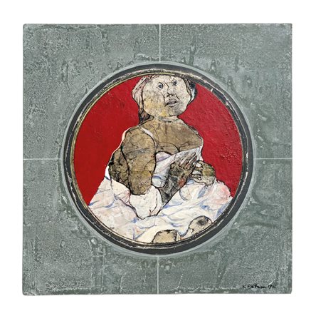 Karl Plattner (Mals/Malles 1919 - Mailand/Milano 1986) Donna in cerchio,...