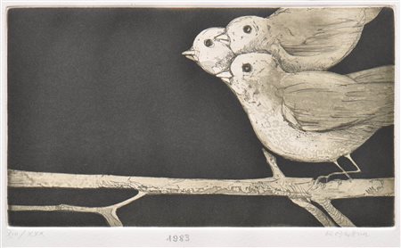 Karl Plattner (Mals/Malles 1919 - Mailand/Milano 1986) Uccellino/i,...