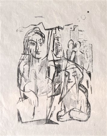 Hilde Goldschmidt Se stessa a Malta/Gozo, 1960;Serigrafia su carta...