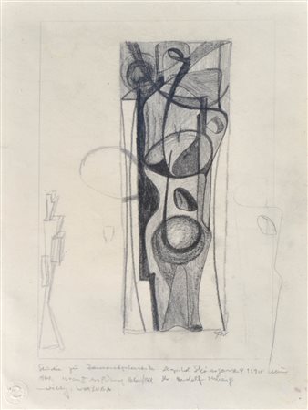 Fritz Wotruba (Wien/Vienna 1907 - Wien/Vienna 1975) Studio per scultura in...
