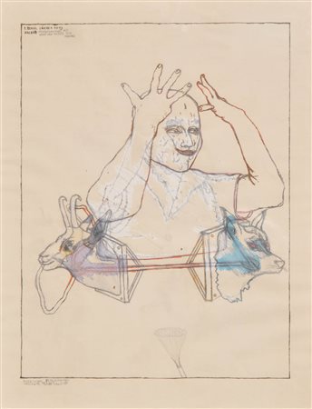 Peter Sengl (Unterbergla 1945) Monumento di cacciatore con cane e camoscio,...