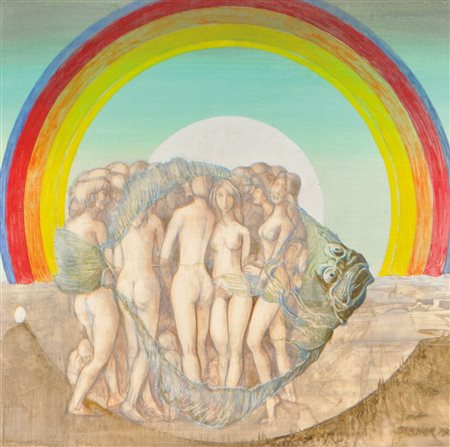 Luis Stefan Stecher (Laas/Lasa 1937) "Die Lobby des Feuers" ("Der Butt" di...