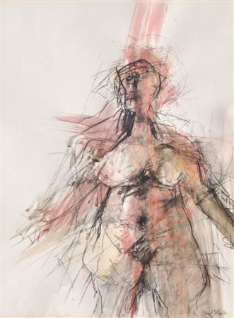 Josef Kostner (St. Ulrich in Gröden/Ortisei 1933 - 2017) Nudo femminile,...