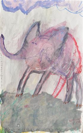 Peter Adrian Larcher (Bregenz 1955 - Innsbruck 2024) "Stechmückenelefant",...