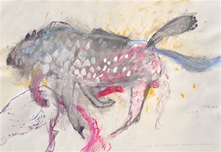 Peter Adrian Larcher (Bregenz 1955 - Innsbruck 2024) Sverginamento di cavallo...