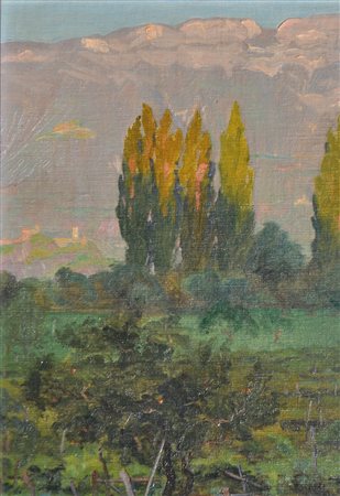 Richard Wolff (Esseg 1880 - Bozen/Bolzano 1964) Impressione di mattina presso...