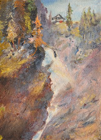 Benvenuto Disertori (Trient/Trento 1887 - 1969) Paesaggio alpino con...