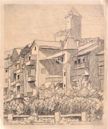 Künstler um 1930/Artista intorno al 1930 4 motivi di Klausen;4 disegni,...