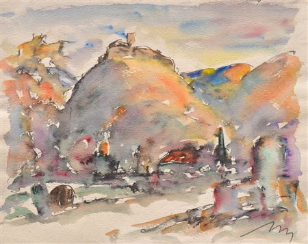 Josef Mahlknecht (Bozen/Bolzano 1886 - Meran/Merano 1953) Castel Beseno,...