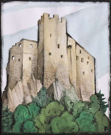 Peter Fellin (Revò 1920 - Meran/Merano 1999) Castello di San Michele a San...