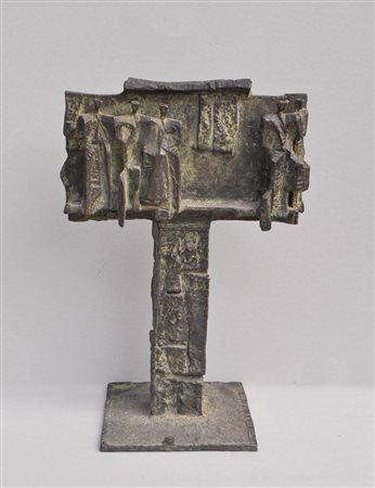 Bildhauer um 1960/Scultore del 1960 ca. Stele;Bronzo, h. 40 cm