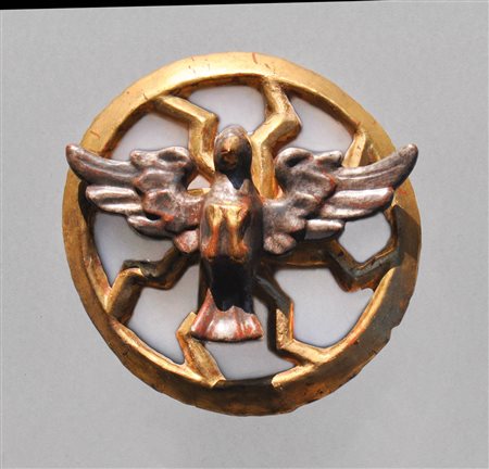 Anonym/Anonimo Colomba dello Spirito Santo con raggiera, area alpina, XIX...
