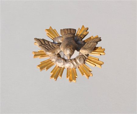 Anonym/Anonimo Colomba dello Spirito Santo con raggiera, area alpina,...