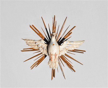 Anonym/Anonimo Colomba dello Spirito Santo, area alpina,1800 ca.;Legno...