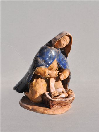 Maria Delago (St. Leonhard/ 1902 - Brixen/Bressanone1979) Madonna con...