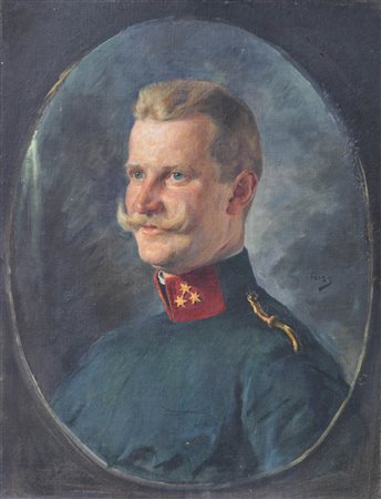 Thomas Riss (Haslach, Stams 1871 - Innsbruck 1959) Ritratto di un giovane...