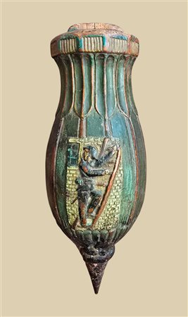 Anonym/Anonimo Faretra con pompiere, Tirolo/Trentino, XIX sec.;Legno...