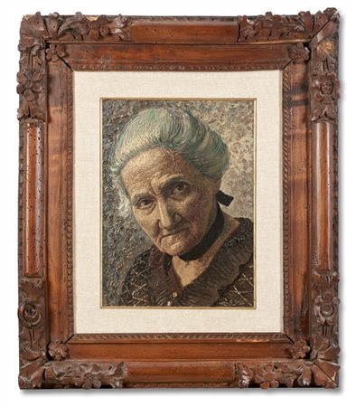 GINO SEVERINI "Ritratto della madre dell'artista" 1931-1932
olio su tavola
cm 33